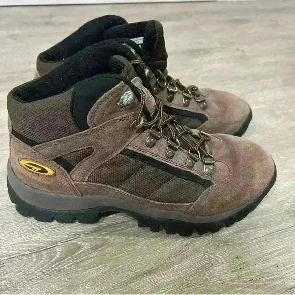 Hi-Tec Men's Size 7 M Brown Suede Nova Lite II Mid Hiking Work Outdoor Boots - Picture 4 of 7